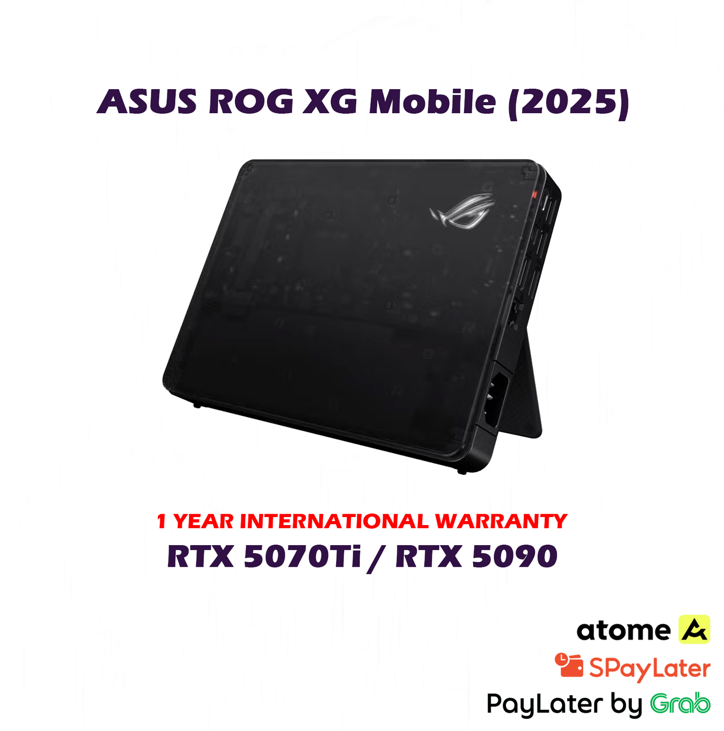 ASUS ROG XG Mobile 2025 - RTX 5070Ti / RTX 5090