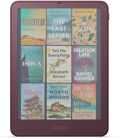 Amazon Kindle Colorsoft Signature Edition 32GB (newest model), Thinner, new aluminum design, 7 color display, Auto-adjusting front light, Fig Graphite
