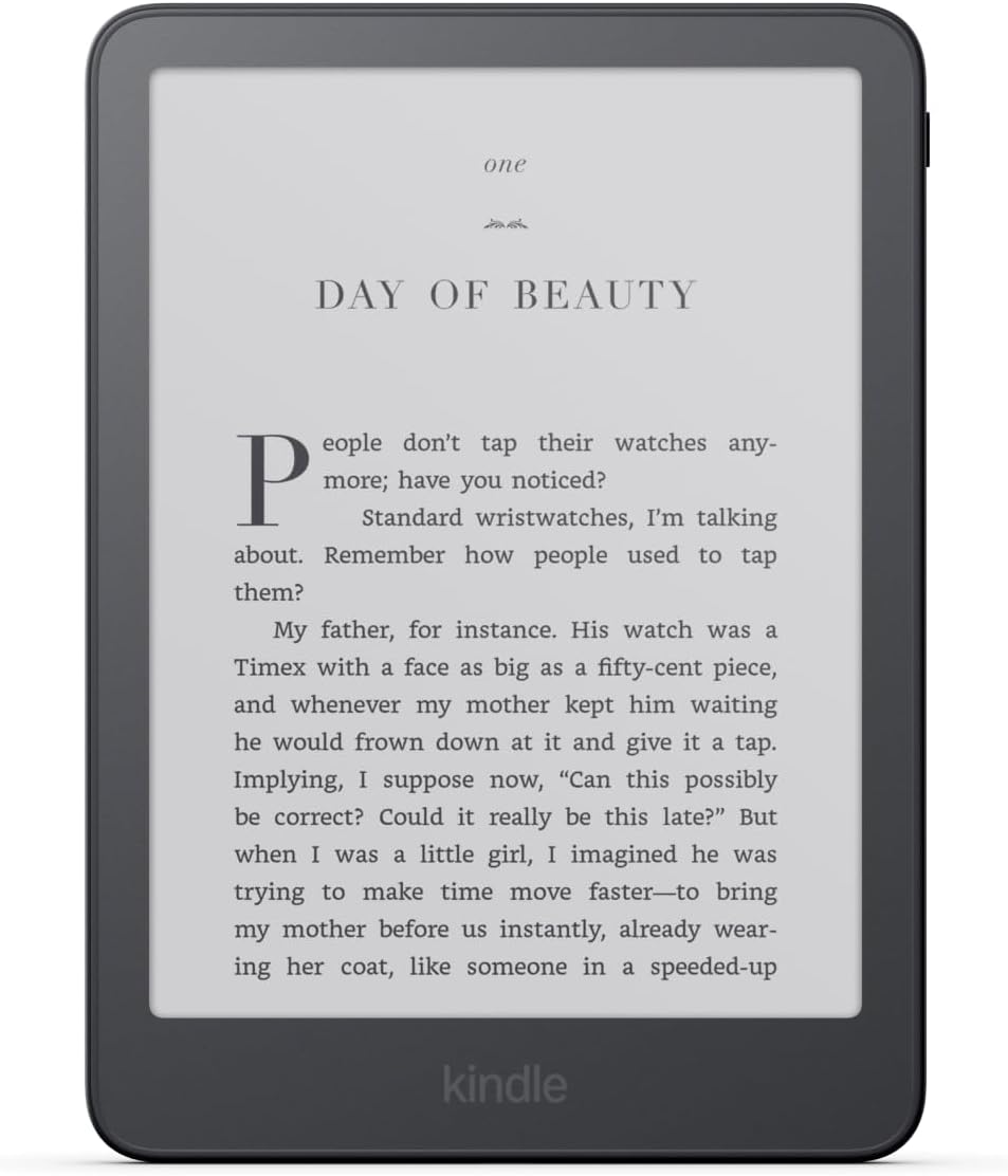 Official Amazon Kindle Paperwhite 16GB (newest model), thinner and lighter, 7 display, warm light, Graphite