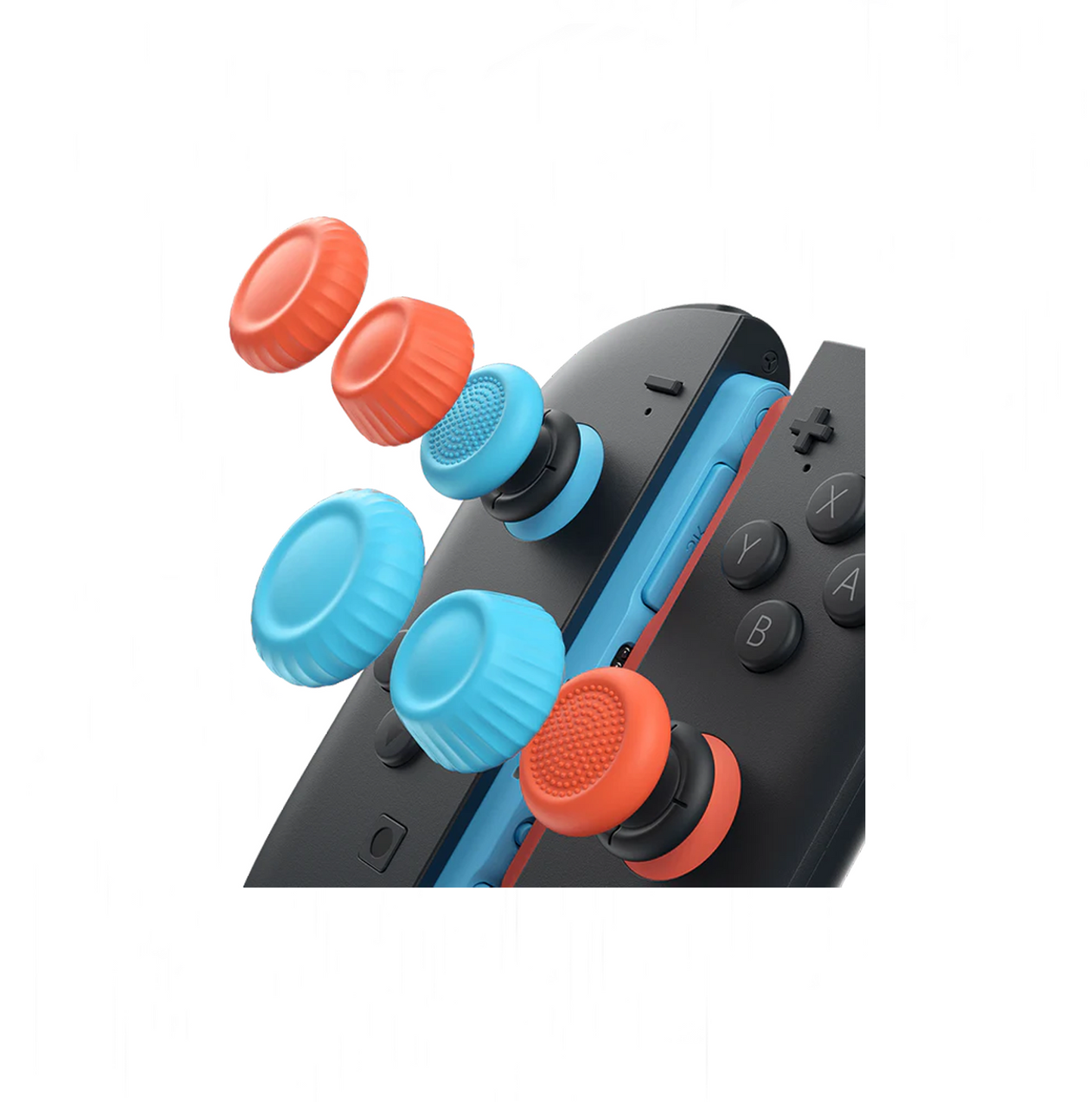 Official JSAUX Multi-Mode Joystick Cap and Thumb Grip with Lever Guard Set for Nintendo Switch 2