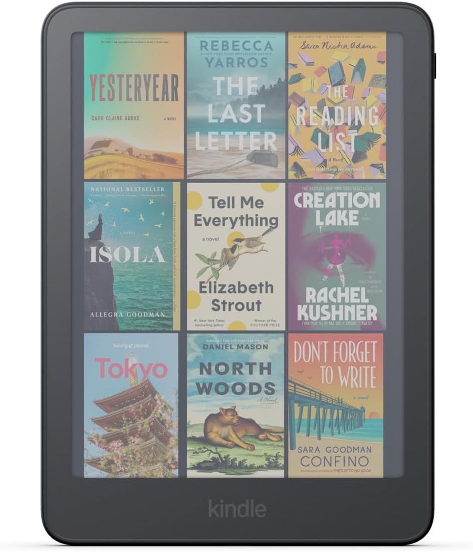 Official Amazon Kindle Colorsoft 16GB (newest model), Now thinner and lighter, 7" color display, warm light, Graphite