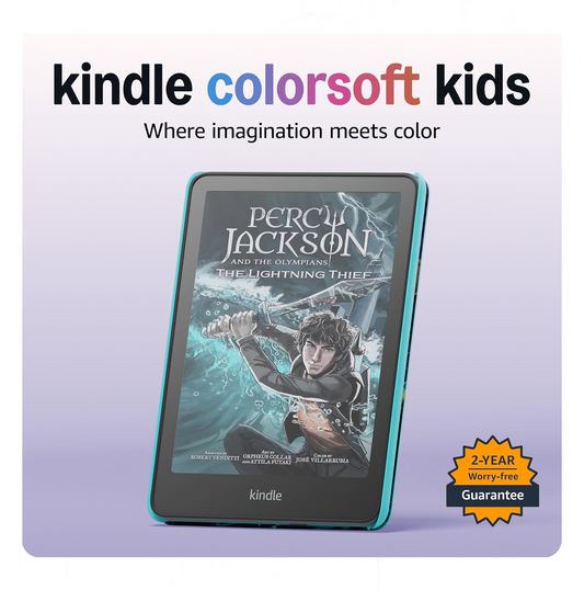 Amazon Kindle Colorsoft Kids ( 2025 Newest Model - 16 GB ) – First Kindle for kids in color, with cover