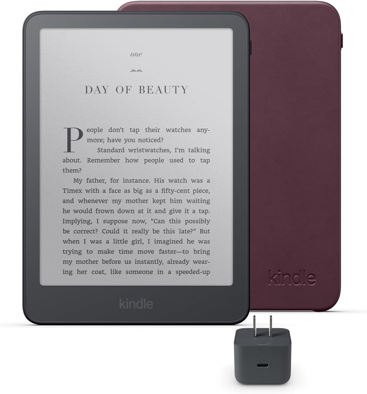 Official Amazon Kindle Paperwhite 16GB (newest model), thinner and lighter, 7 display, warm light, Graphite