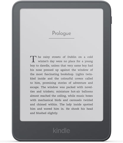 Official Amazon Kindle 16GB (newest model), thinner, lighter, faster, 6 display - Ube Graphite / With or without Ads
