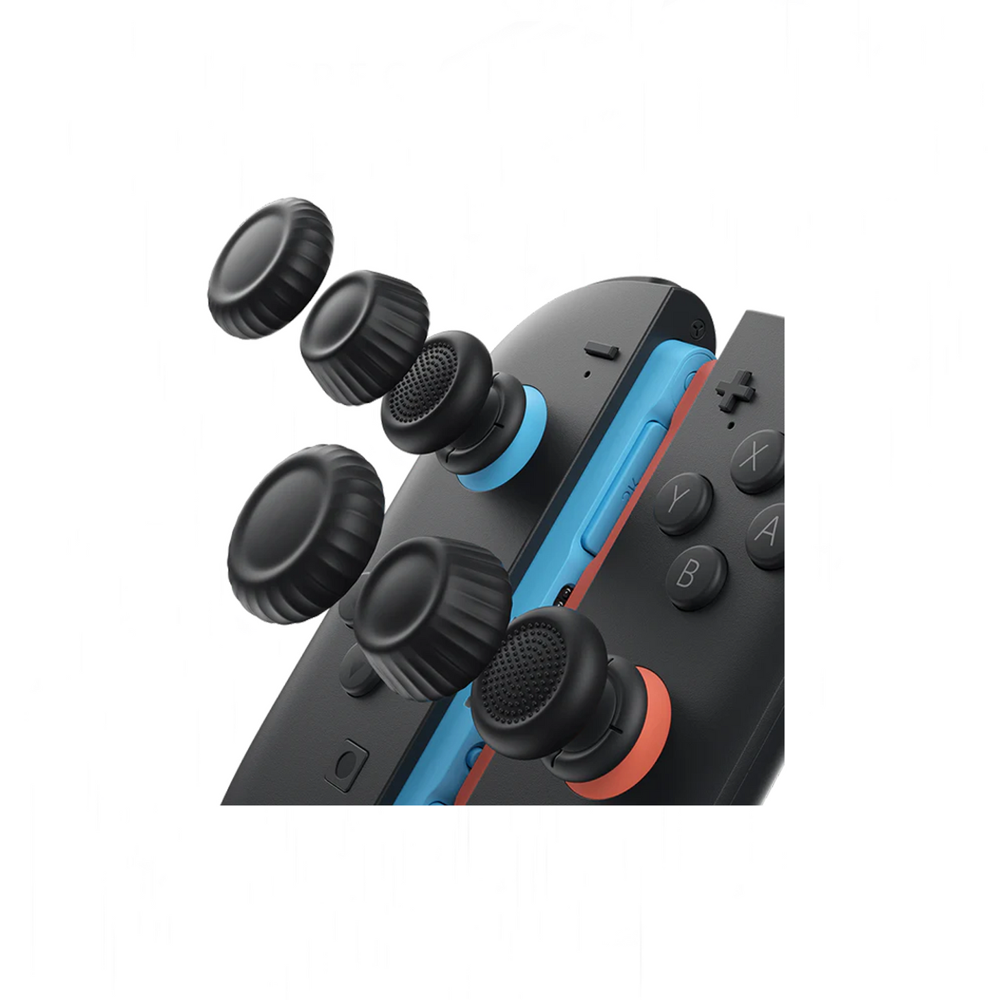 Official JSAUX Multi-Mode Joystick Cap and Thumb Grip with Lever Guard Set for Nintendo Switch 2