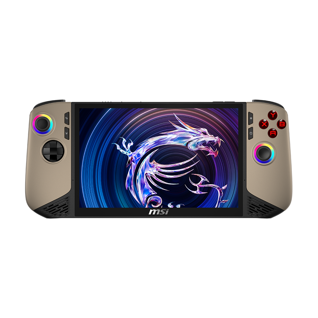 8TB / 4TB / 2TB / 1TB MSI Claw 8 AI+ Handheld Portable Gaming - Intel Core Ultra 7 / 32GB LPDDR5X RAM / Killer WiFi 7 BE1750 / 80Whr