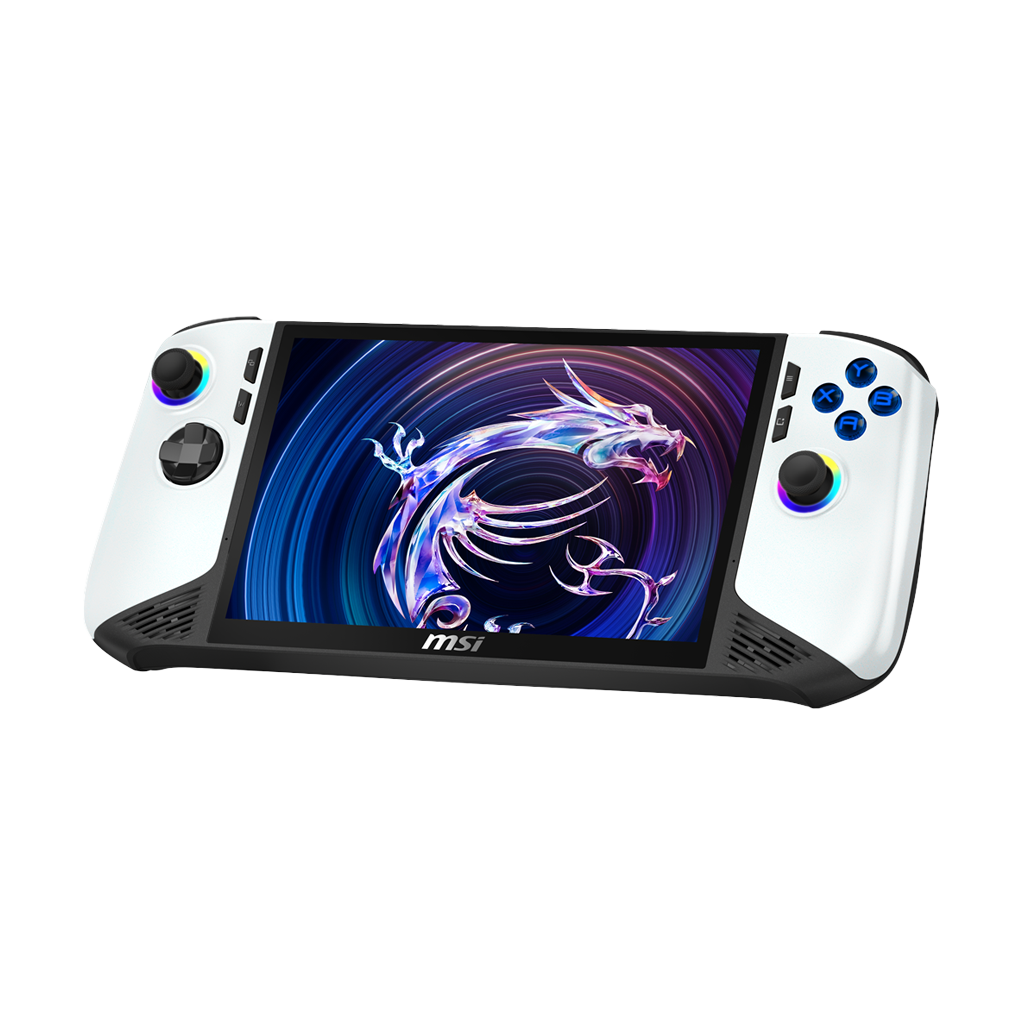 8TB / 4TB / 2TB / 1TB MSI Claw 8 AI+ Handheld Portable Gaming - Intel Core Ultra 7 / 32GB LPDDR5X RAM / Killer WiFi 7 BE1750 / 80Whr