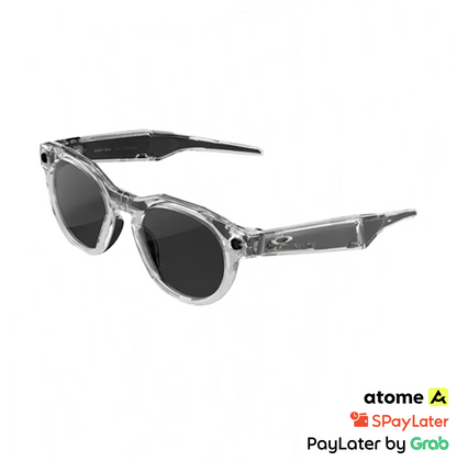 Oakley Meta HSTN AI Glasses Clear Amethyst Prizm Polarized Transitions Lenses Limited Edition