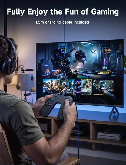 Official JSAUX JoyVerse Joy-Con Charging Grip for Nintendo Switch 2