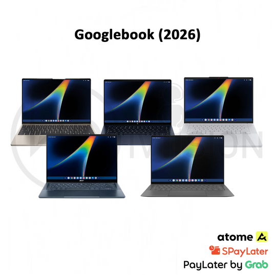 Official Googlebook LCD OLED Touchscreen Gemini Intelligence 16GB RAM 512GB SSD - ACER / ASUS / Dell / HP / Lenovo 2026