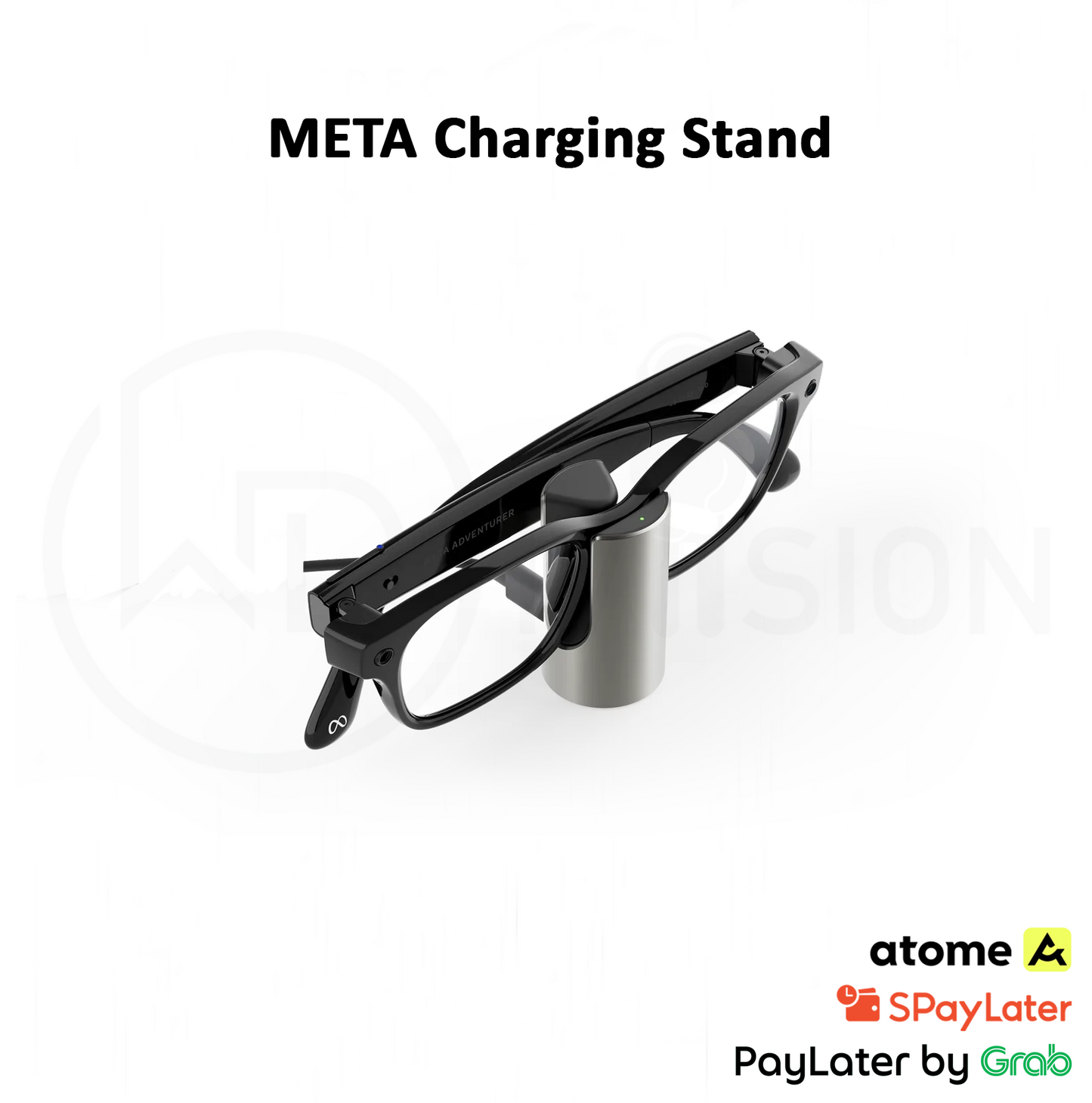Official Meta Glasses Charging Stand - Ray-ban Wayfarer Skyler Headliner Blayzer Scriber Fury Adventurer / Oakley HSTN