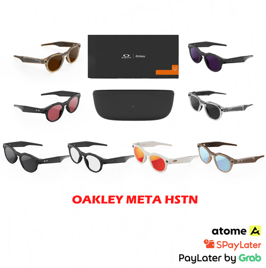 Oakley Meta HSTN AI Glasses Clear Amethyst Prizm Polarized Transitions Lenses Limited Edition