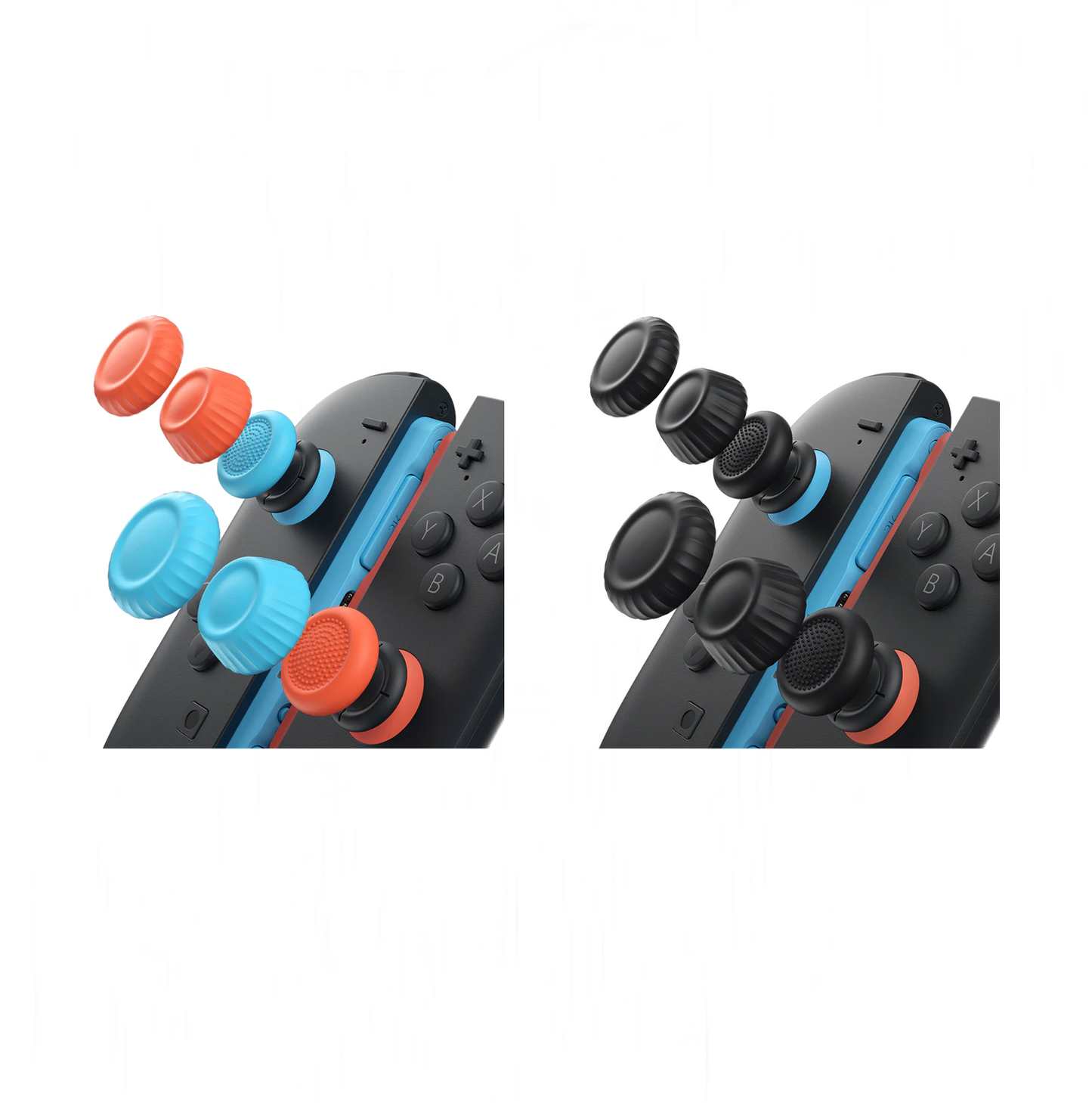 Official JSAUX Multi-Mode Joystick Cap and Thumb Grip with Lever Guard Set for Nintendo Switch 2
