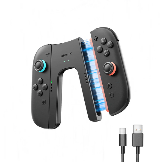 Official JSAUX JoyVerse Joy-Con Charging Grip for Nintendo Switch 2