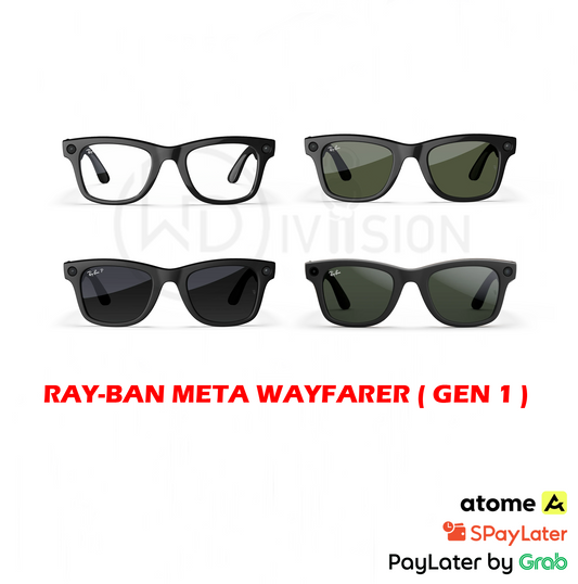 Official META Ray-Ban Meta Wayfarer Standard Large ( Gen 1 ) - Polarized Transitions