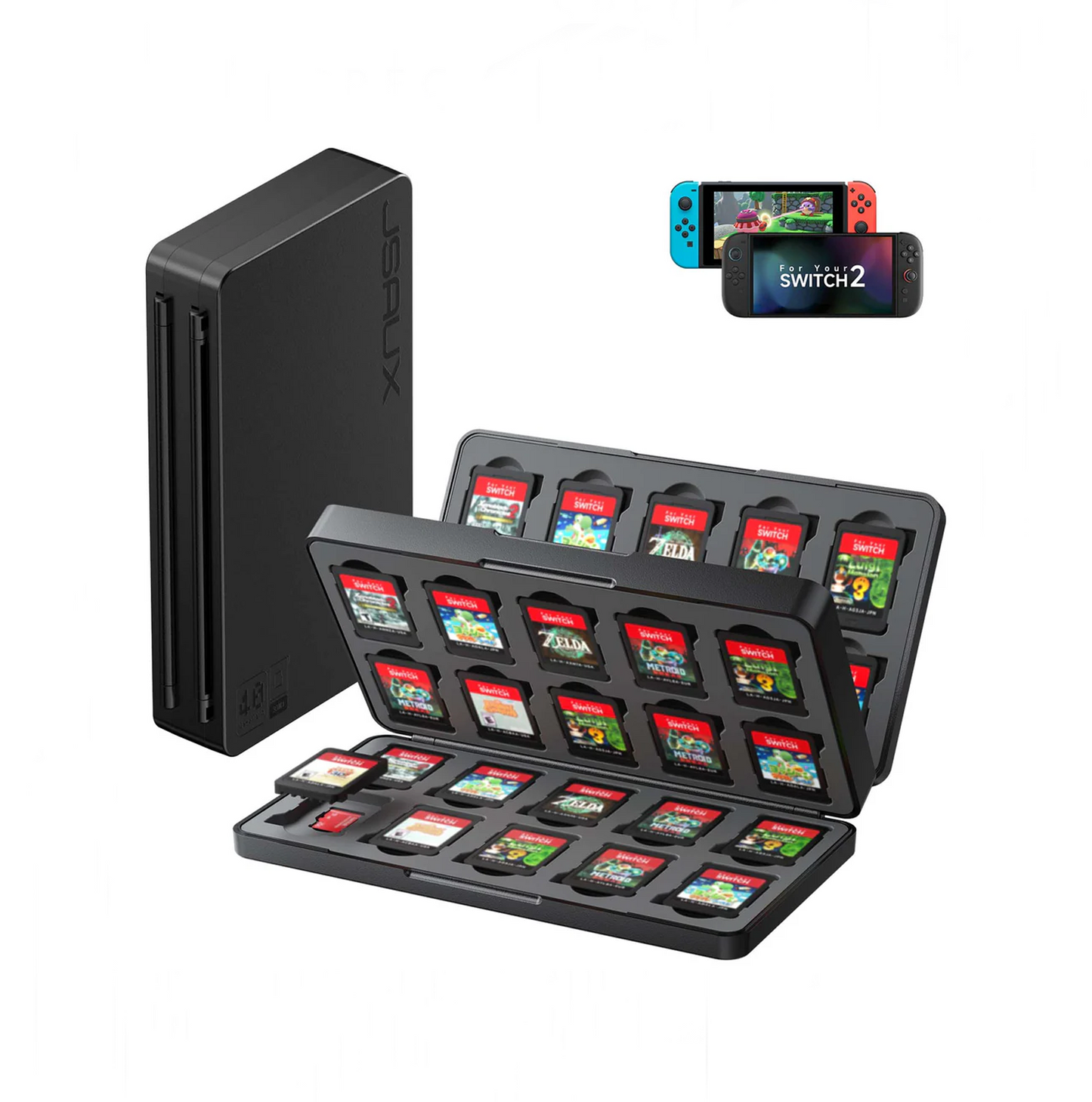 Official JSAUX Game Card Case 40 for Nintendo Switch 2