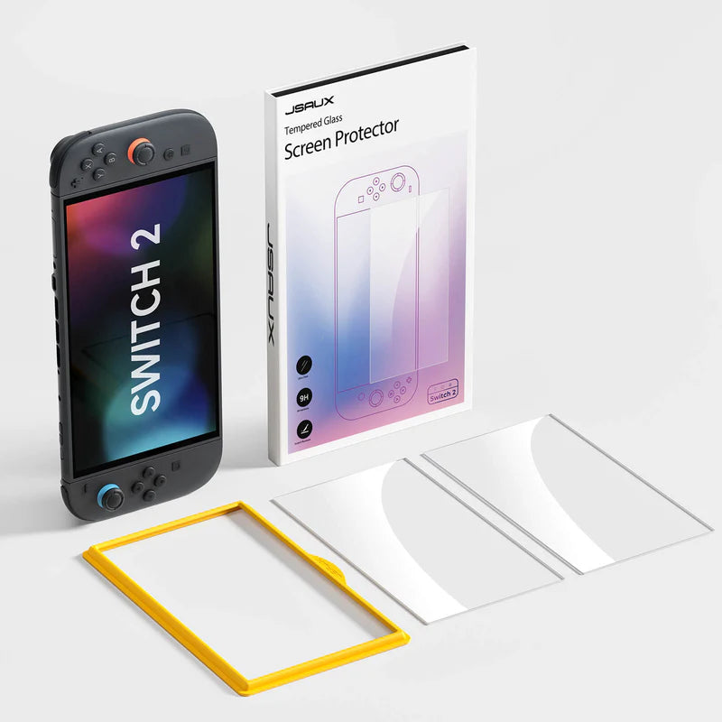 Official JSAUX HD Tempered Glass Screen Protector for Nintendo Switch 2