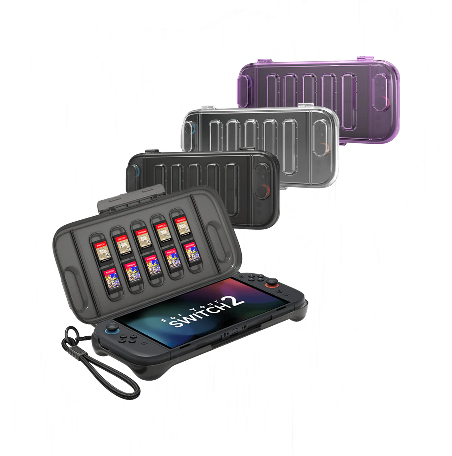 Official JSAUX Shock-Absorbent Storage Case for Nintendo Switch 2