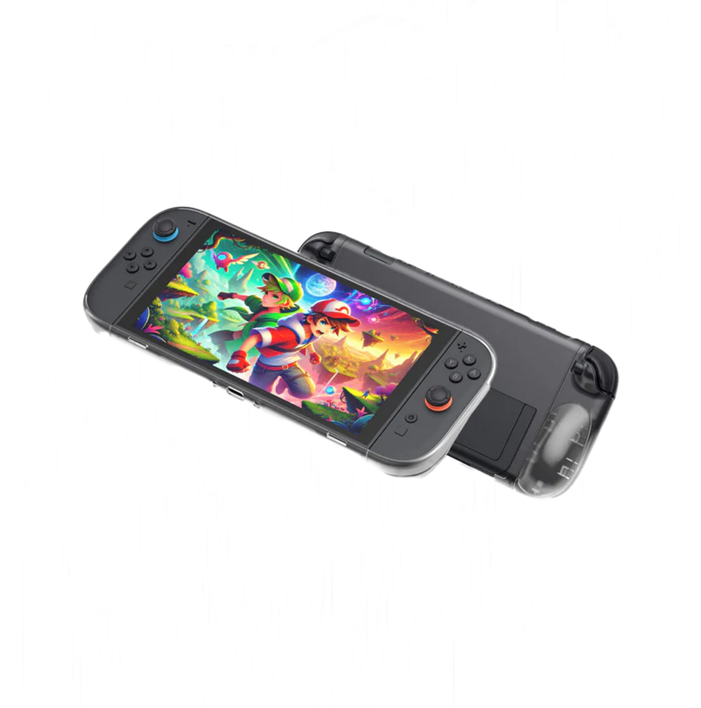Official JSAUX Split Transparent Ergonomic Protective Case for Nintendo Switch 2