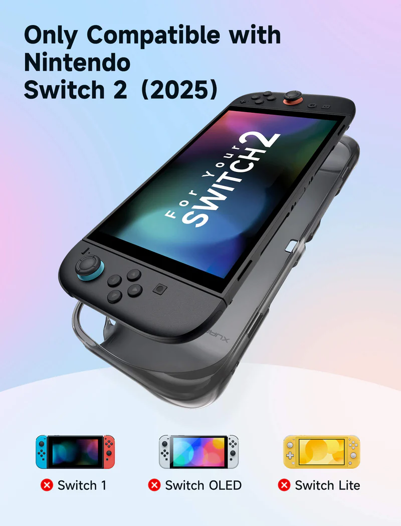 Official JSAUX Integrated Soft TPU Protective Case for Nintendo Switch 2