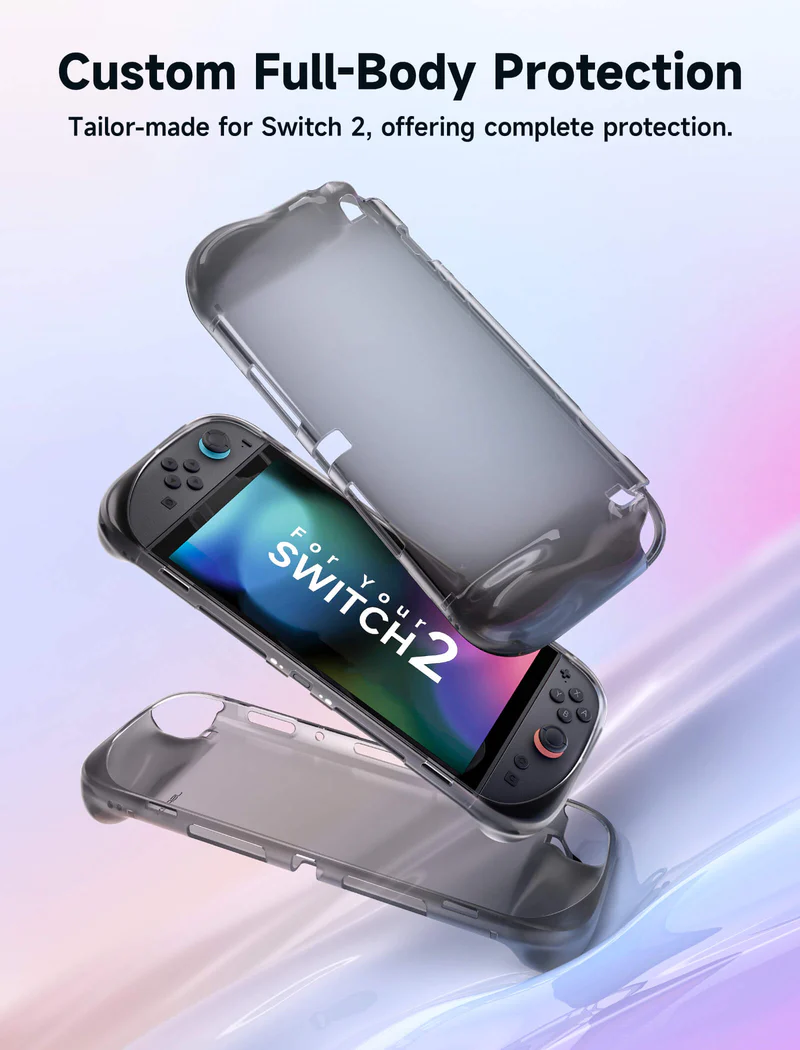 Official JSAUX Integrated Soft TPU Protective Case for Nintendo Switch 2