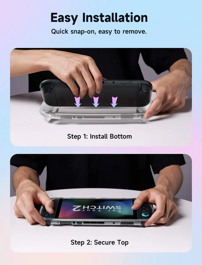 Official JSAUX Integrated Soft TPU Protective Case for Nintendo Switch 2