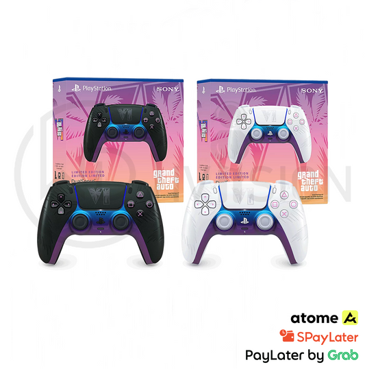 Playstation DualSense Wireless Controller Grand Theft Auto VI Black / White Limited Edition - PS5 5 , PC / GTA 6