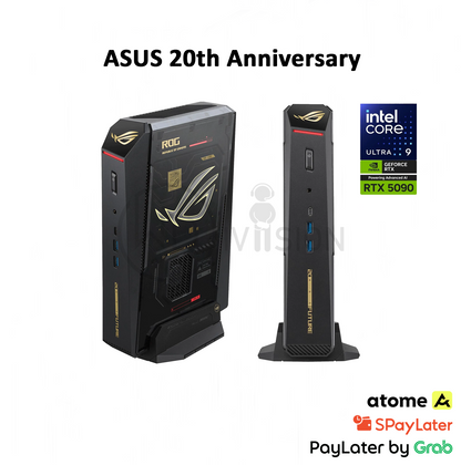 ASUS ROG NUC 16 Edition 20 Gaming Mini PC - Intel Core Ultra 9 290HX Plus / RTX 5090 Mobile GPU / 64GB DDR5 RAM / 2TB PCIe Gen5 SSD / 20th Anniversary 20 Years