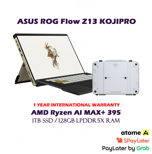 1TB SSD ASUS ROG Flow Z13 KOJIMA PRODUCTIONS Gaming Laptop AMD Ryzen AI MAX+ 395 8060S - 128GB RAM Z13-KJP KOJIPRO