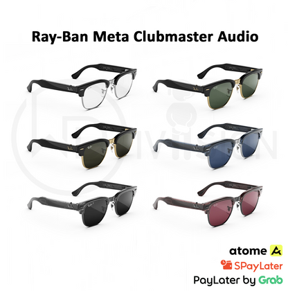 Official Ray-Ban Meta Glasses Clubmaster (Audio) 2026