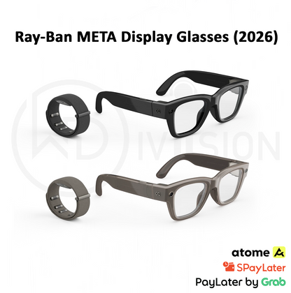 Meta Ray-Ban Display 2026 - Black or Sand Clear to Grey Transitions Glasses