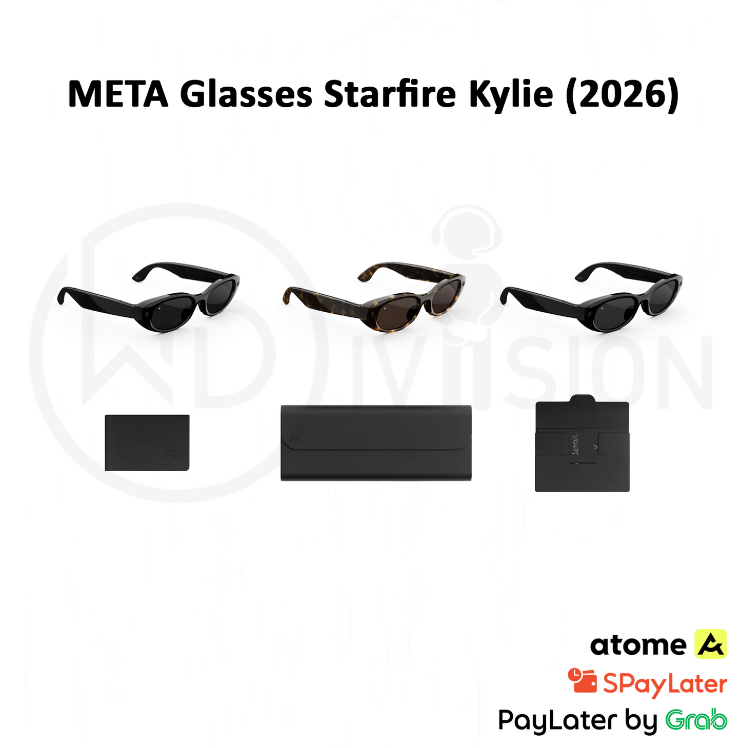 Meta Glasses Starfire Kylie Edition 2026 Standard / Adjustable Bridge / Clear Transitions lenses